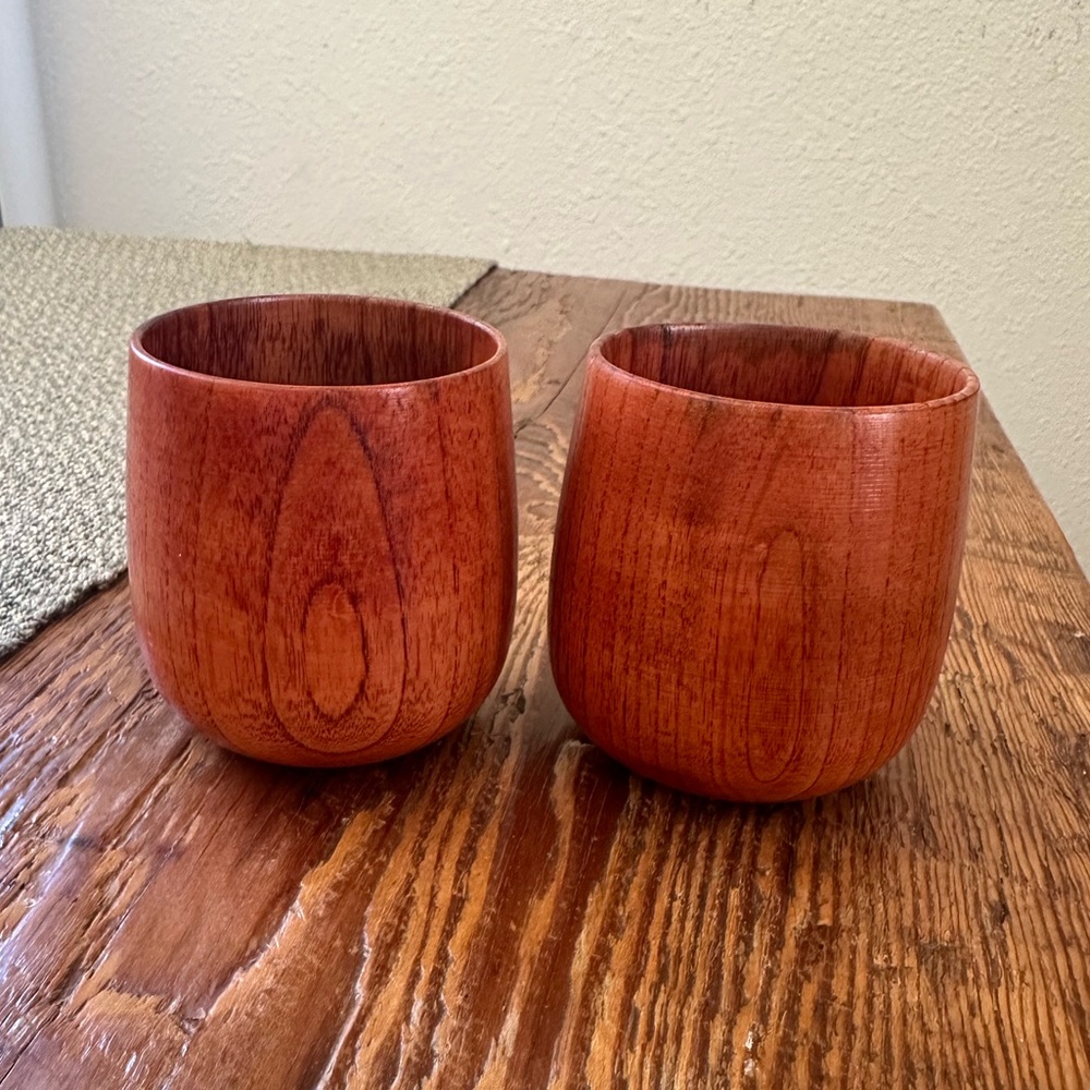 Set of 2 Articture Margaux Wooden Cups
